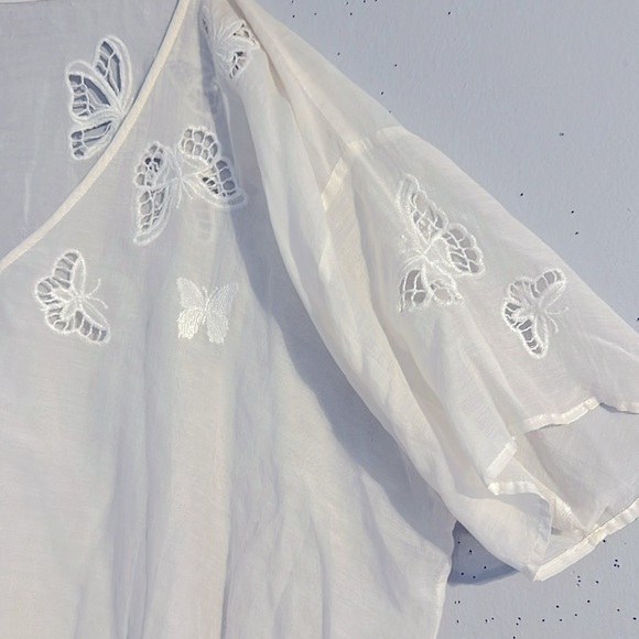 Johnny Was Lupita Eyelets Tiered Pants 2 pieces - Picture 8 of 10